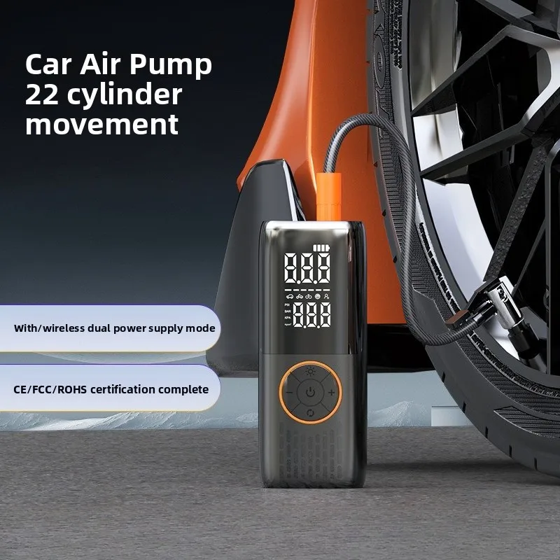 

22-cylinder car air pump car motorcycle electric car dual power supply mode electric air pump