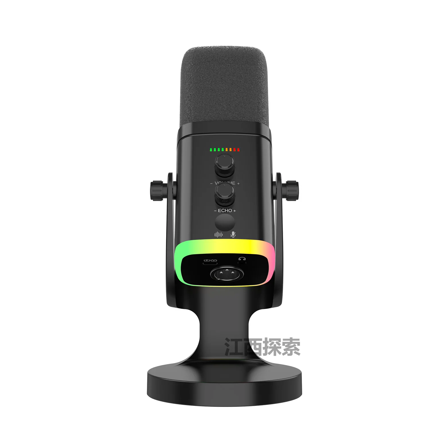 

Трансграничный динамический микрофон RGB двойного назначения с разъемами XLR/USB