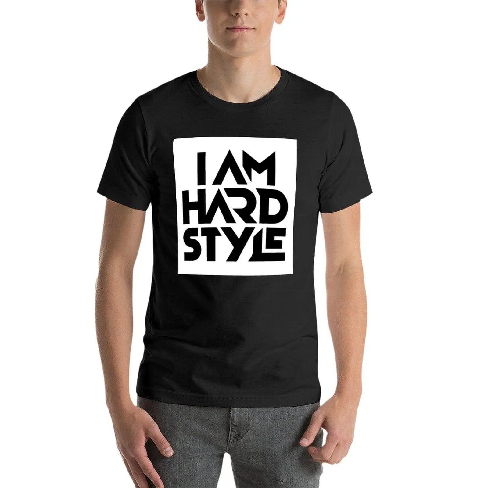 I am Hardstyle-メンズTシャツ、かわいいトップス、服