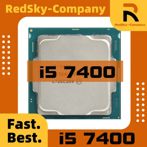 Core i5-7400 i5 7400 3.0GHz facades-Core facades-Thread CPU Processeur 6M 65W LGA 1151 Utilisé Test parfait