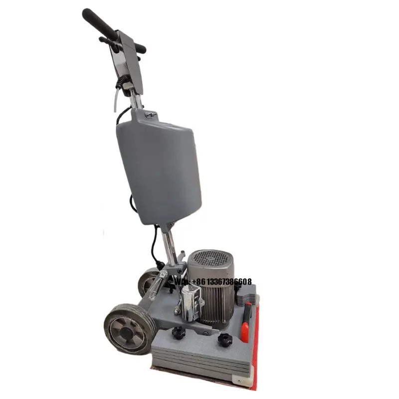 Industrial Automatic Electric Hand Push Walk Behind Cleaning Floor Scrubber Machine Sandpaper Polishing Grinder Floor Machine