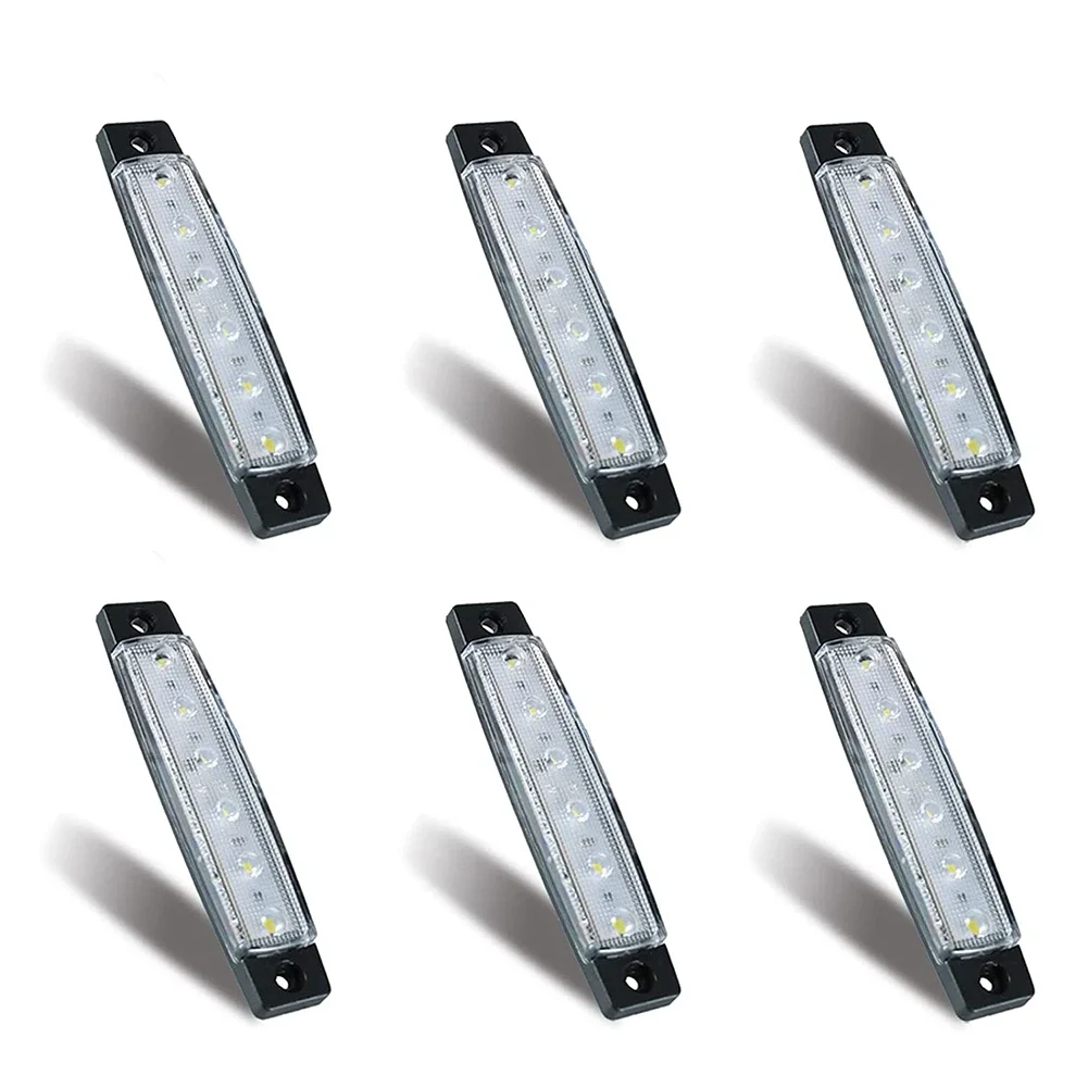 

6Pcs LED Marine Boat Lights Marine Courtesy Light Strip Deck Transom Cockpit Navigation Lighting Waterproof 12V,White Rare