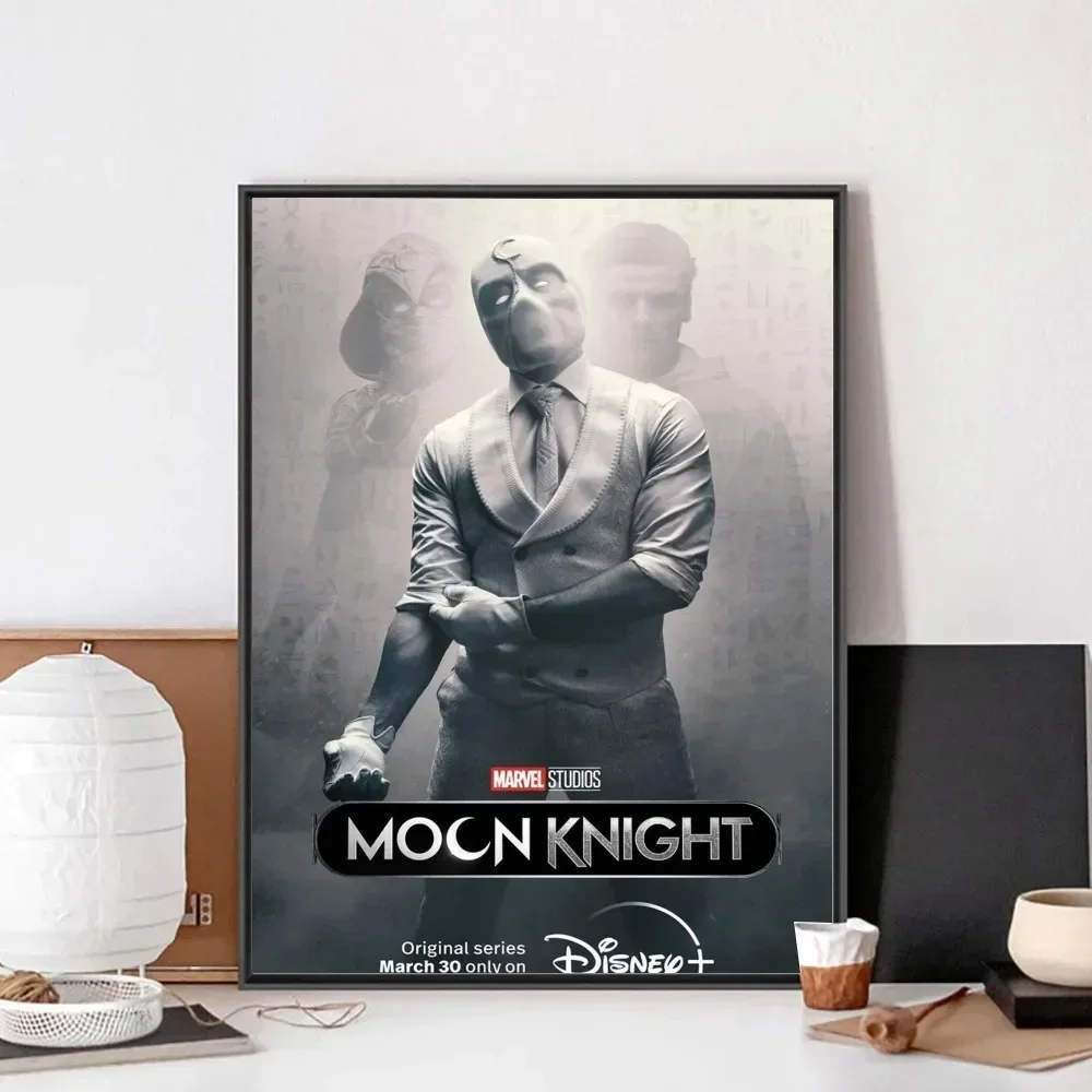 Marvel New Moon Knight Poster No Framed Poster Kraft Club Bar Paper Vintage Poster Wall Art Painting Bedroom Study Stickers