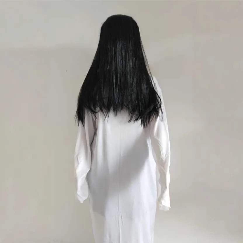 زي أداء للهالوين، فستان زفاف الزومبي الأبيض والأحمر، زي تنكري للنساء على شكل شبح، زي مسرحي، فستان صيني تقليدي #1