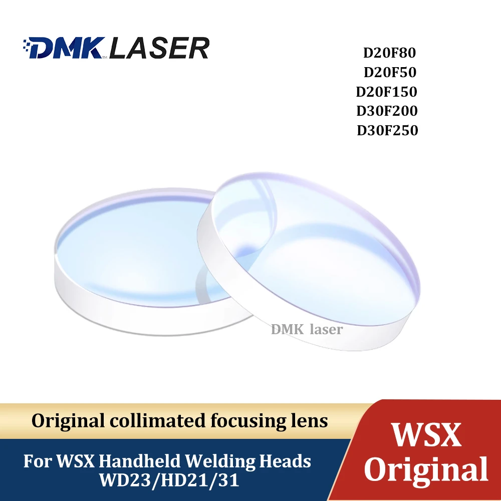 Оригинальная коллимационная линза WSX D20F50 D20F80, фокусирующая линза D20F150 для WSX WD23 HD21 HD31