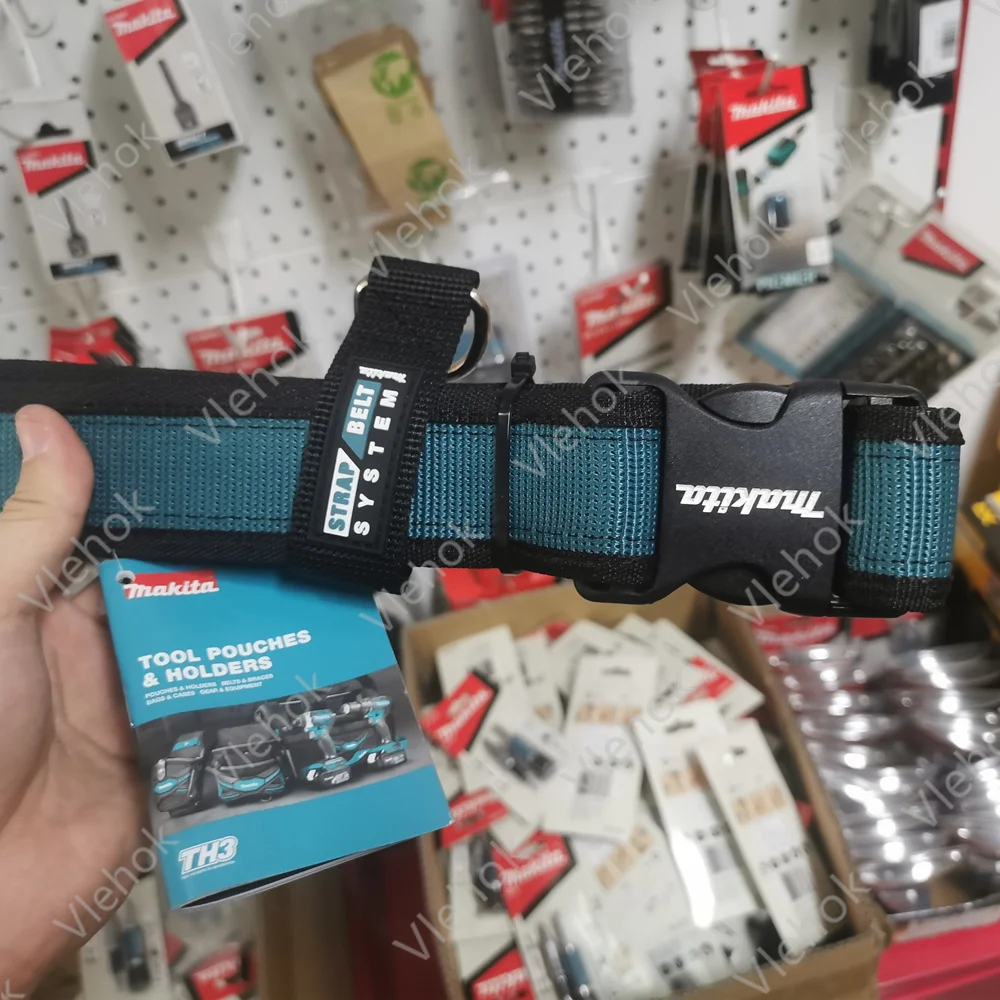 Makita E-05337 Multifunctional Tool Belts Shoulder Strap Adjustable Work Waist Utility Belt Oxford Cloth Repair Kit