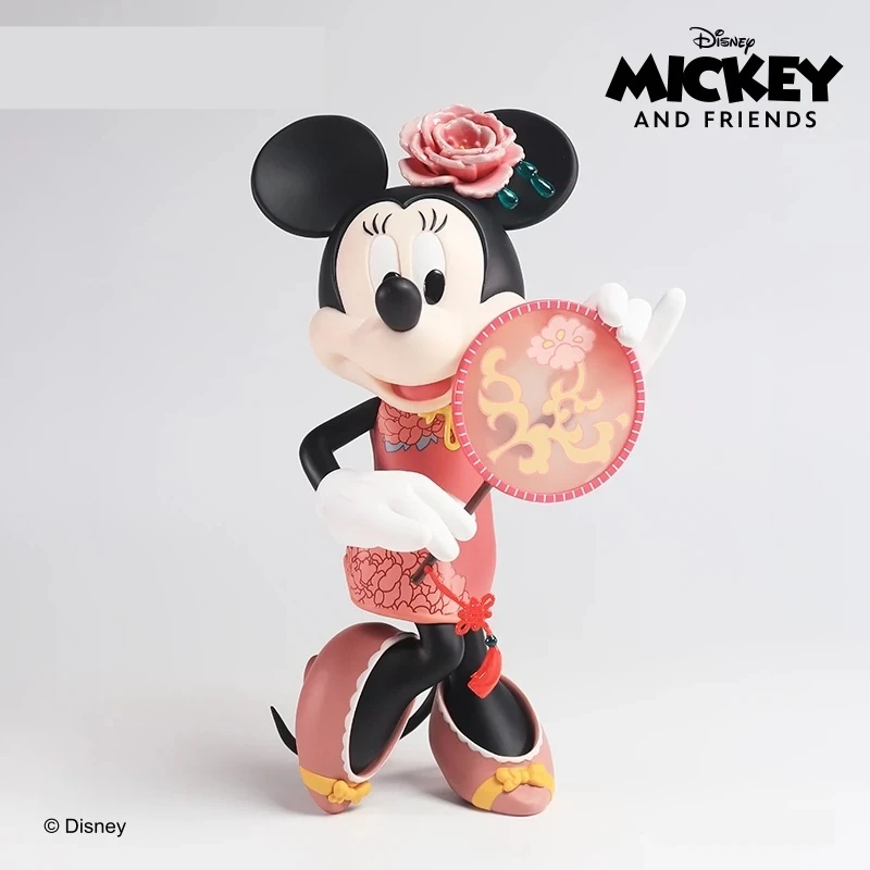 15cm Disney Mickey Mouse Minnie Figure Cartoon Tidal Suit Decoration Handmade Doll Ornaments Birthday Gift For Girl Toys