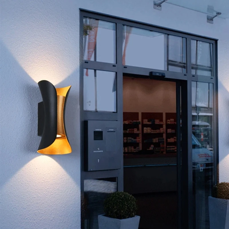 LED Wall Lamp 10W Aluminum IP65 Waterproof Outdoor Wall Lights Garden Porch Modern Indoor Sconce Lamp Decor Lighting-ABLA view 4