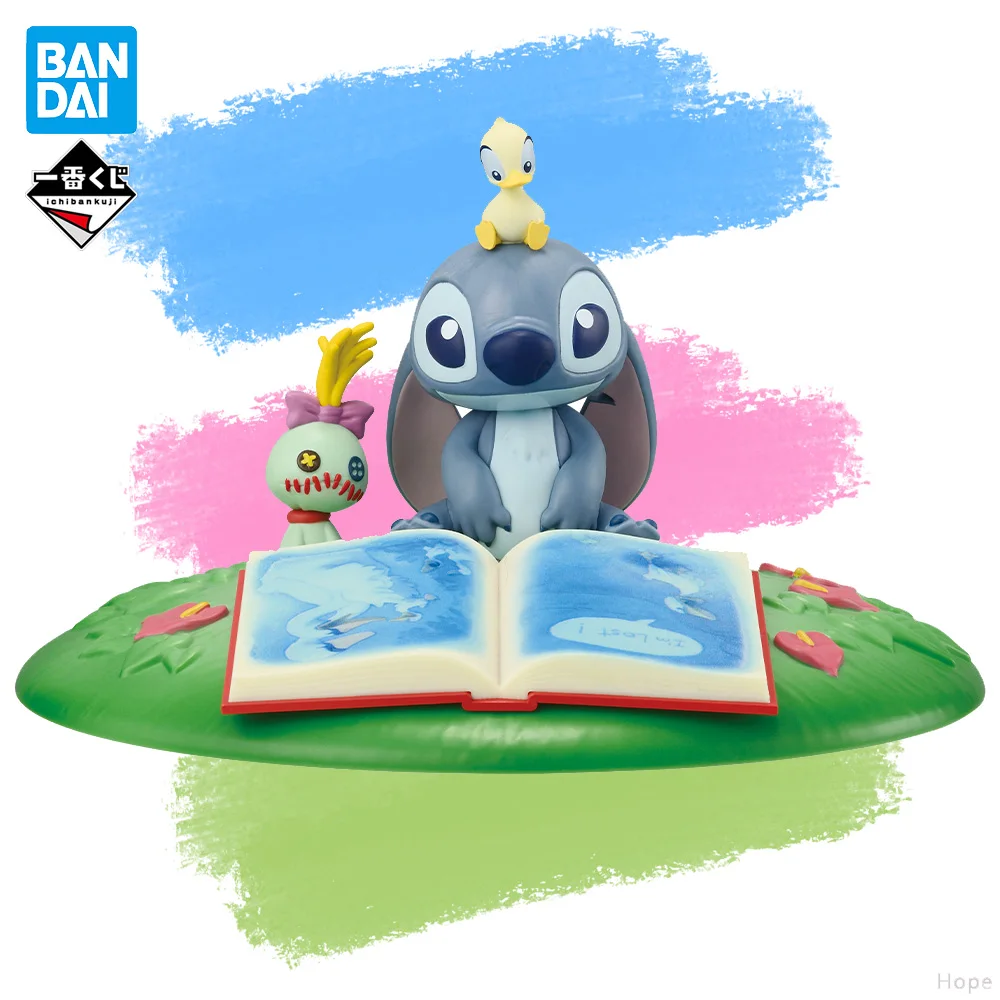 

In Stock Original BANDAI Ichiban Kuji Lilo Stitch Leisurely Summer Stitch Figure Anime Model Genuine Boxed Toy