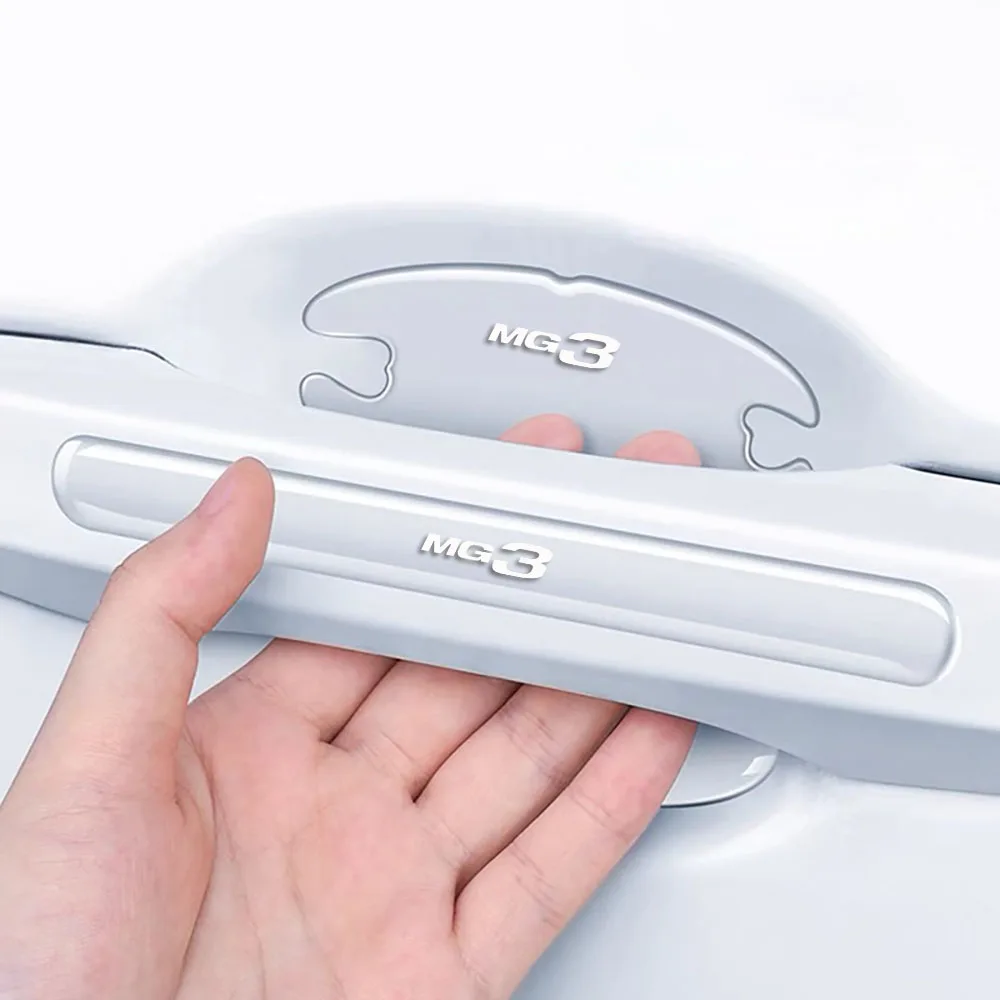 

8pcs Car Transparent Door Bowl Handle Protective Film Sticker Car Door Bowl Anti-scratch Sticker For Morris Garages MG MG3