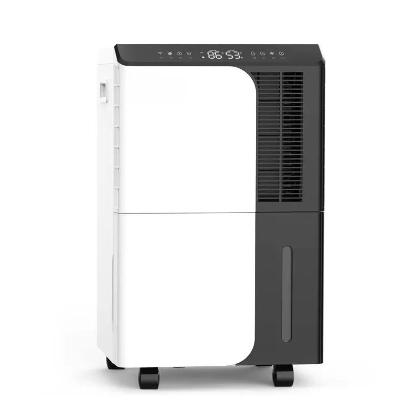 

High Capacity Dehumidifier For Villa Basement Commercial Use Powerful Moisture Remover With Large Water Tank Digital Display