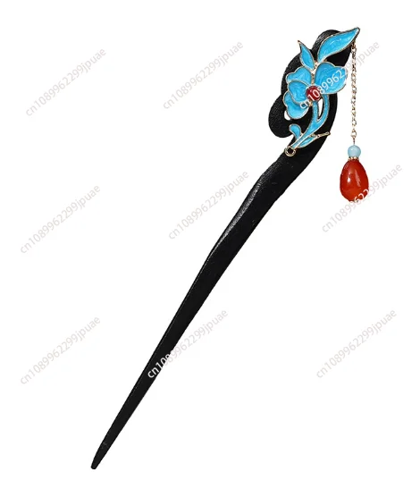 

Заколка для волос Тибетский нож Шпилька для волос Бамбук Чистый тибетский меч ручной работы Самооборона Скрытая заколка для волос Черное дерево Оригинал