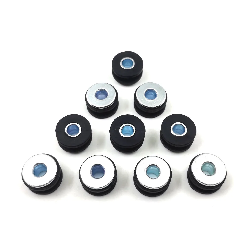 M6 6MM Bolts Screws Liner Motorcycle Windshield Fairing Headlight Mudguard Rubber Grommet Gasket Pad for Honda Suzuki Yamaha BMW