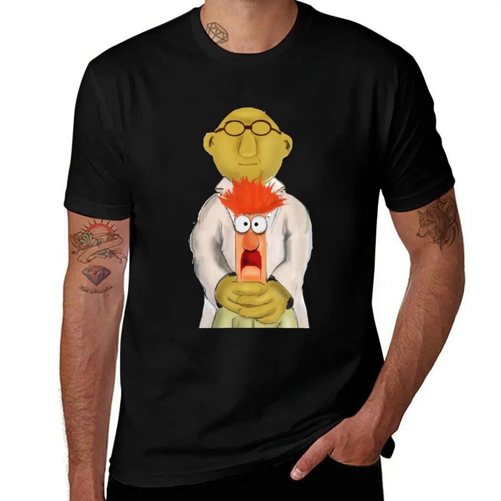 Bunsen and Beaker T-Shirt Casual Simple Design Short Sleeve Shirt T-Shirt