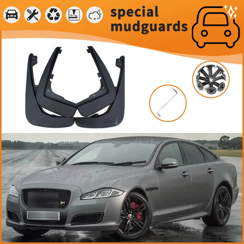 

For 12-19 models Jaguar XJ Mudguards Fender Mudflaps Front Rear Flares Splash Guards Cover Car Accessorie