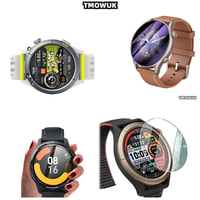 

For Amazfit GTR Cheetah Pro Balance 2 Falcon - 9H Hardness Anti - Scratch HD Tempered Glass Screen Protector For Sma