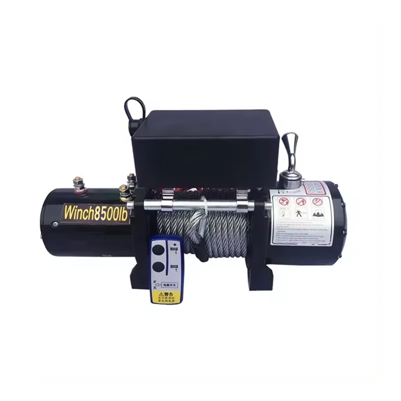 2024 الصين بالجملة 13500 رطل 4X4 الطرق الوعرة 12 فولت سيارة حبل كهربائي ونش 4 طن ونش كهربائي محمول ل جيب