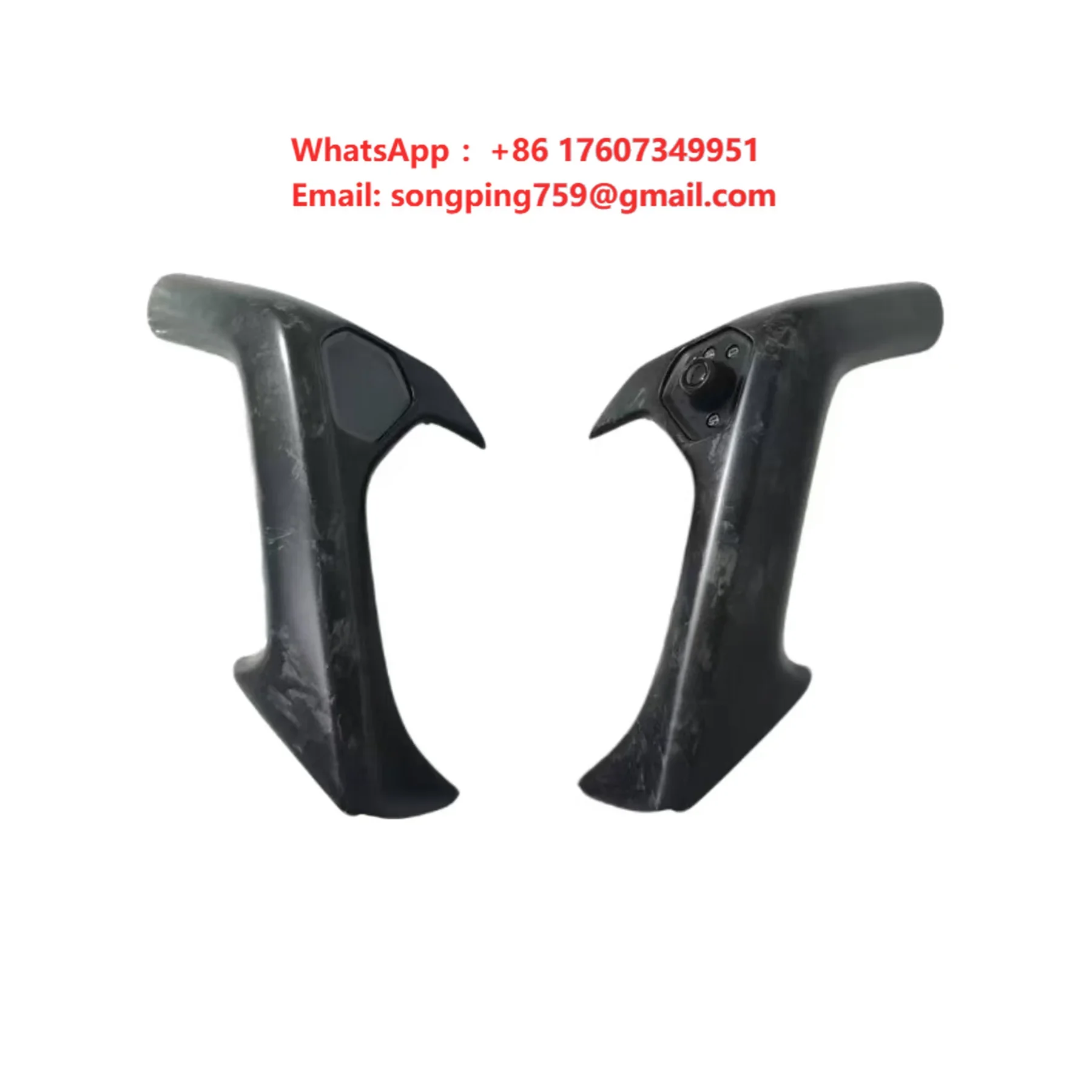 Latest Version Dry Carbon Fiber Auto Accessory Door Handle  for Lamborghini Huracan