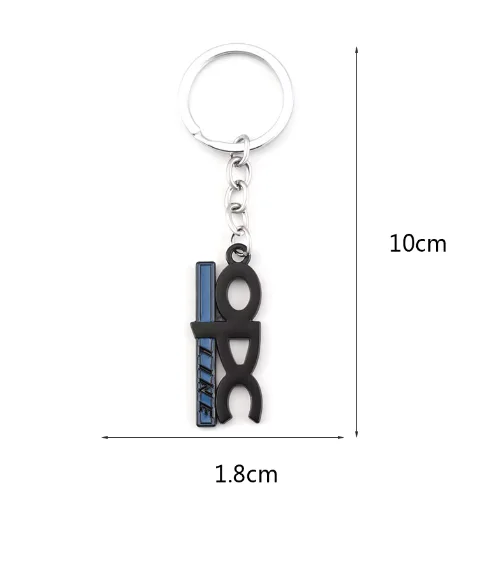 Car Styling 3D Metal Zinc Alloy Metal OPC Line Logo Key Chain Key Ring for Opel Antara Astra Insignia Corsa Mokka Vectra