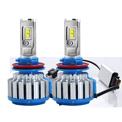 Turbo Led T1 H7 H1 H3 H4 H11 H13 9004 9005 9006 9007 881 High Low Beam Canbus Bulb Car Led Headlight Lamp White Auto Fog Light