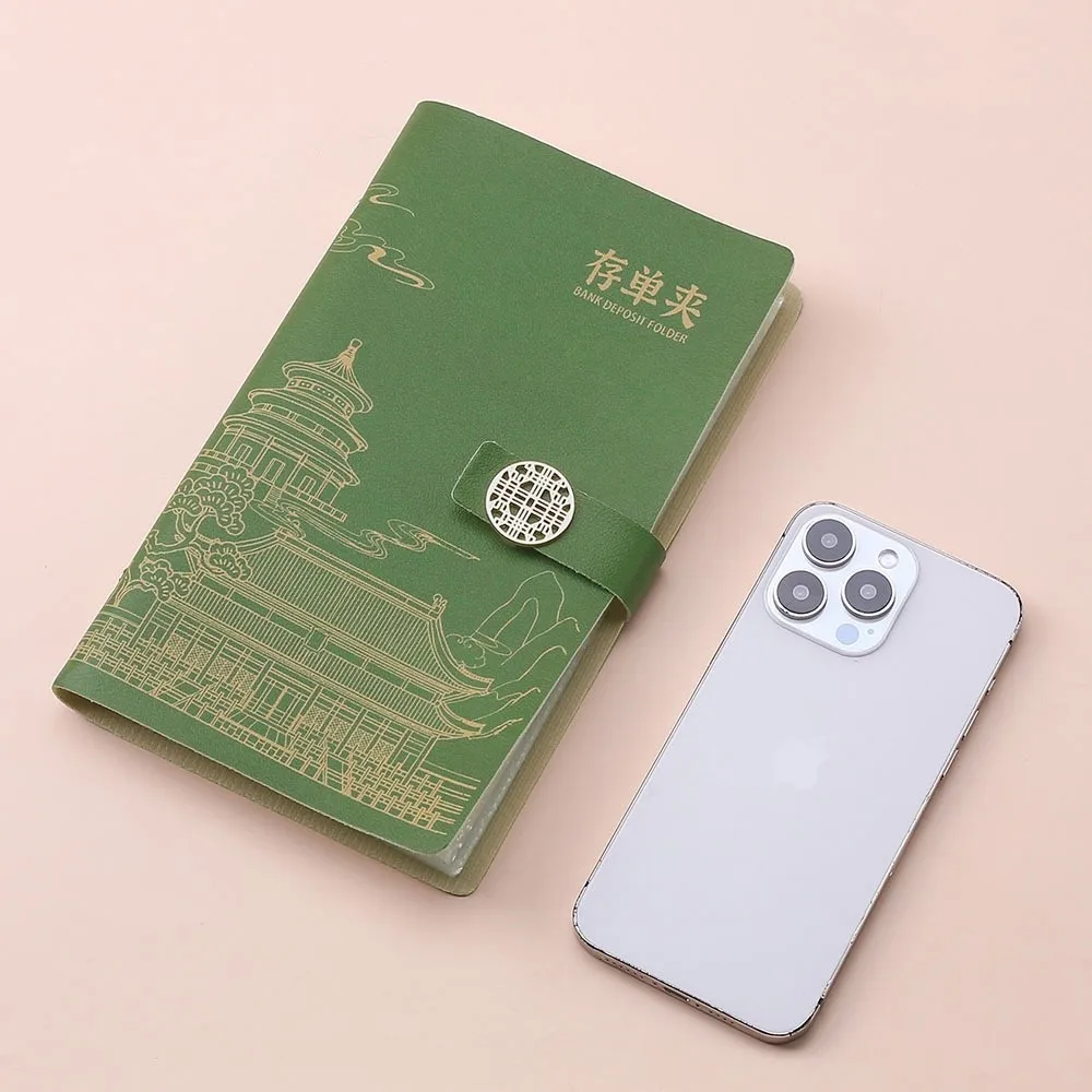 새로운 돈 절약 돈 절약 노트북 방수 PU 기념 컬렉션 도서 재사용 가능한 스토리지 도서 예산 바인더