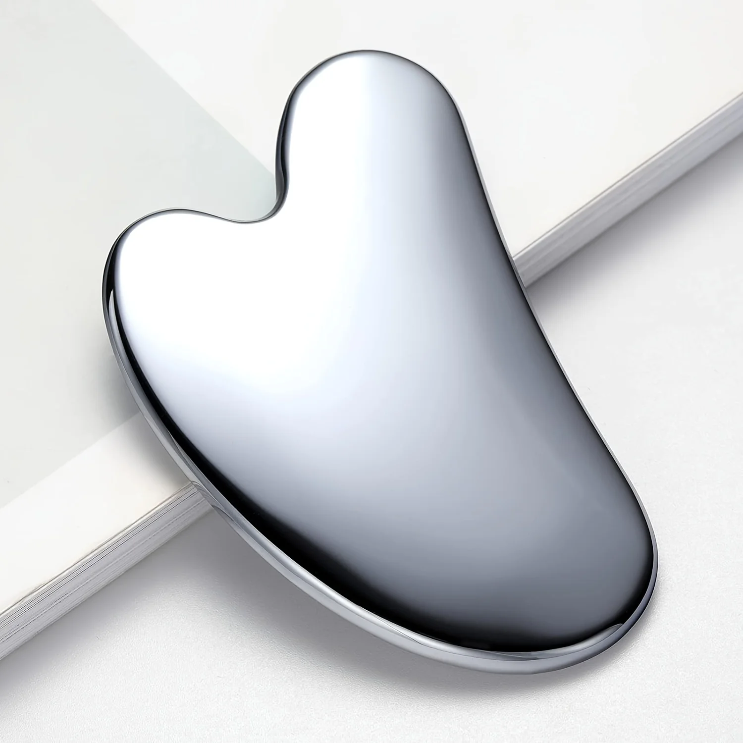 

Heart Shape Stainless Steel Gua Sha Board Muscle Massage Tool for Body & Facial Blood Circulation, Skin Care & Relaxation