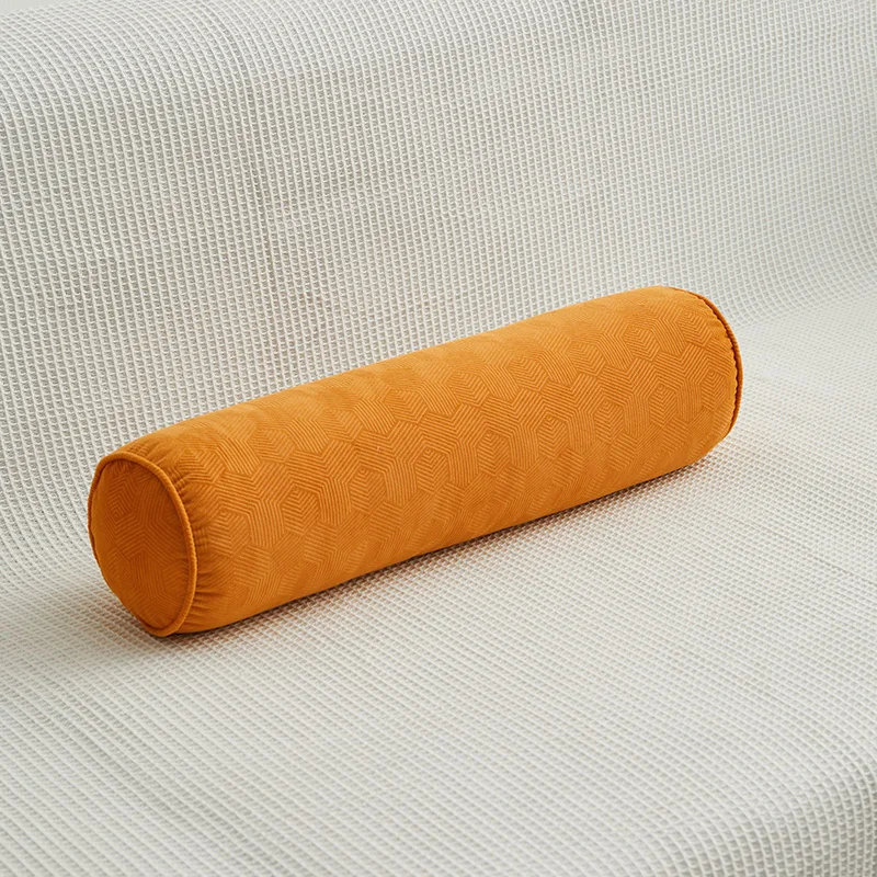 Ronde bedkussens Rolhoes Hoofdbeen Terug Houtsteun Licht Reiskolom Bolster Kussensloop Cilindrische kussenhoezen