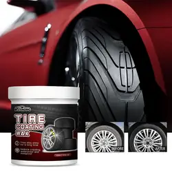 Car Tire Blackening Polish Tire Maintenance Increase Black Gloss Wheel Hub Cleaning Tire Refurbishing For RV Bicycles N0D0