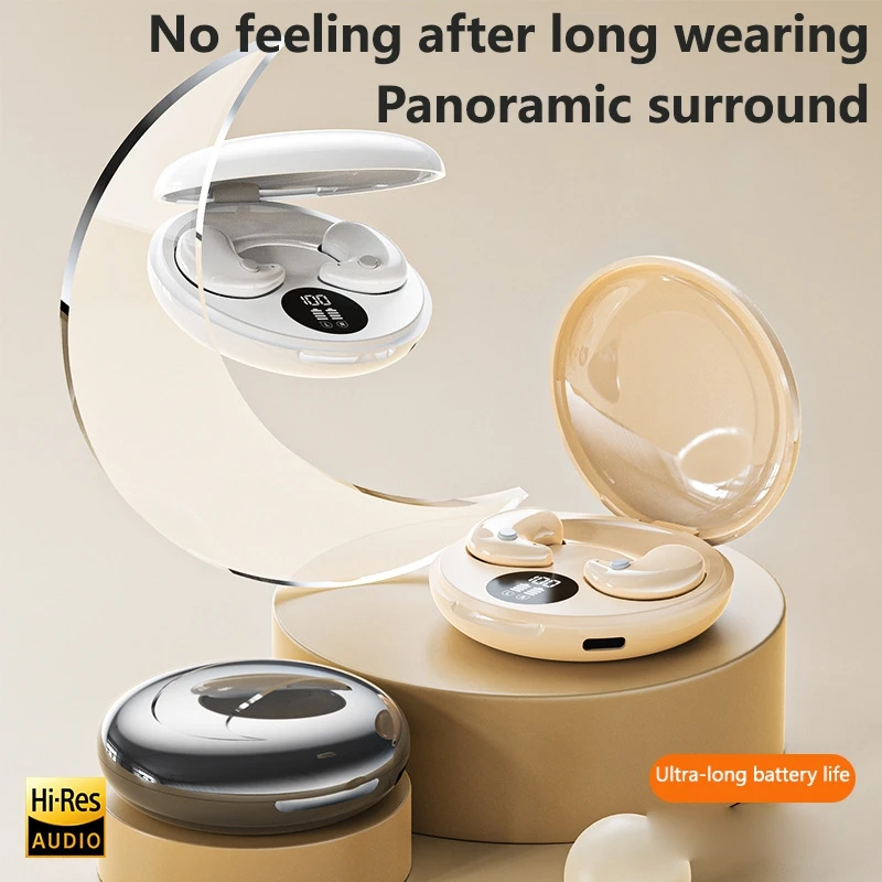 

Bluetooth 5,3 наушники для сна, беспроводная гарнитура с удобными наушниками с сенсорным управлением для телефонов Xiaomi iPhone Huawei