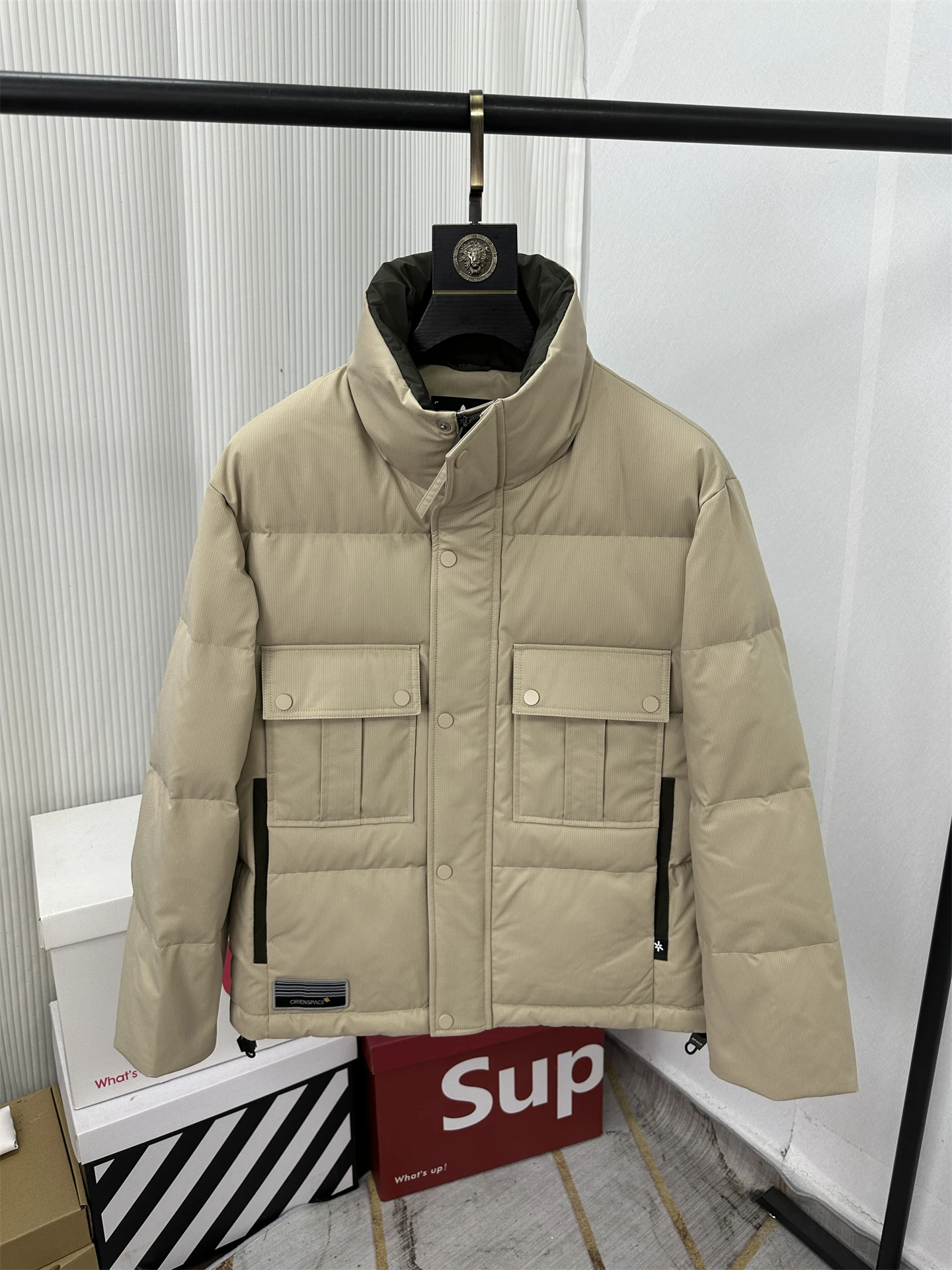 

Мужская повседневная модная пуховая куртка: теплая, легкая, с 90% пуха и полиэфирного волокна, на молнии, с длинными рукавами