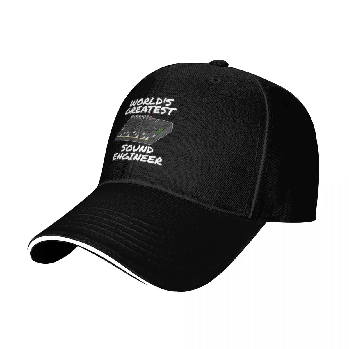 World's Greatest Sound Engineer Baseball Cap Summer Beach Travel Streetwear Hip Hop Trendy Vintage Retro Embroidered