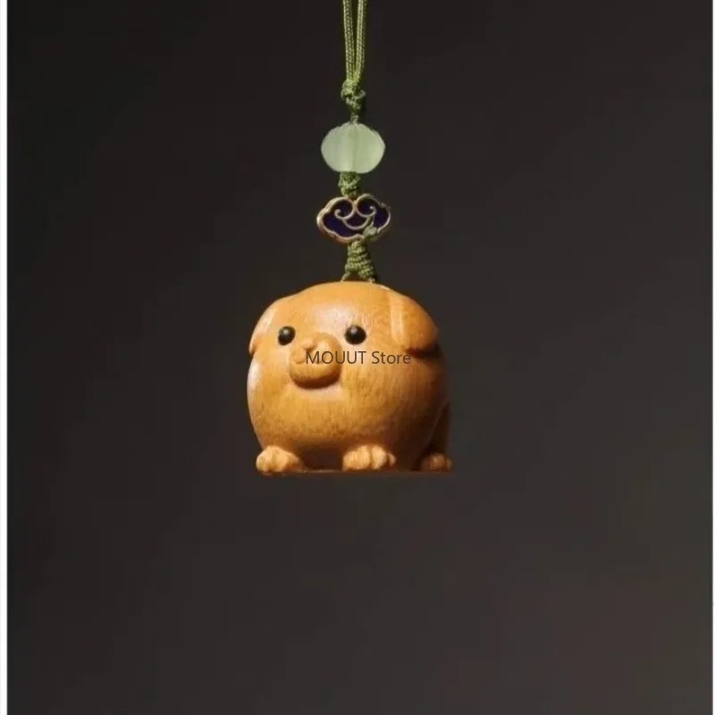12 Zodiac Cute Little Pendant/Key Chain/Mobile Phone Pendant 12 Zodiac Mini Wooden Small Decorative Pendant