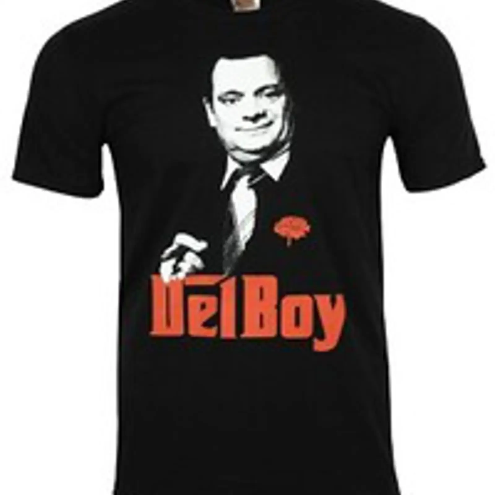 Only Fools and Horses Del Boy Godfather Style OFFICIAL T Shirt Black vintage Washed fashion Slightly Top For Everyday Wear