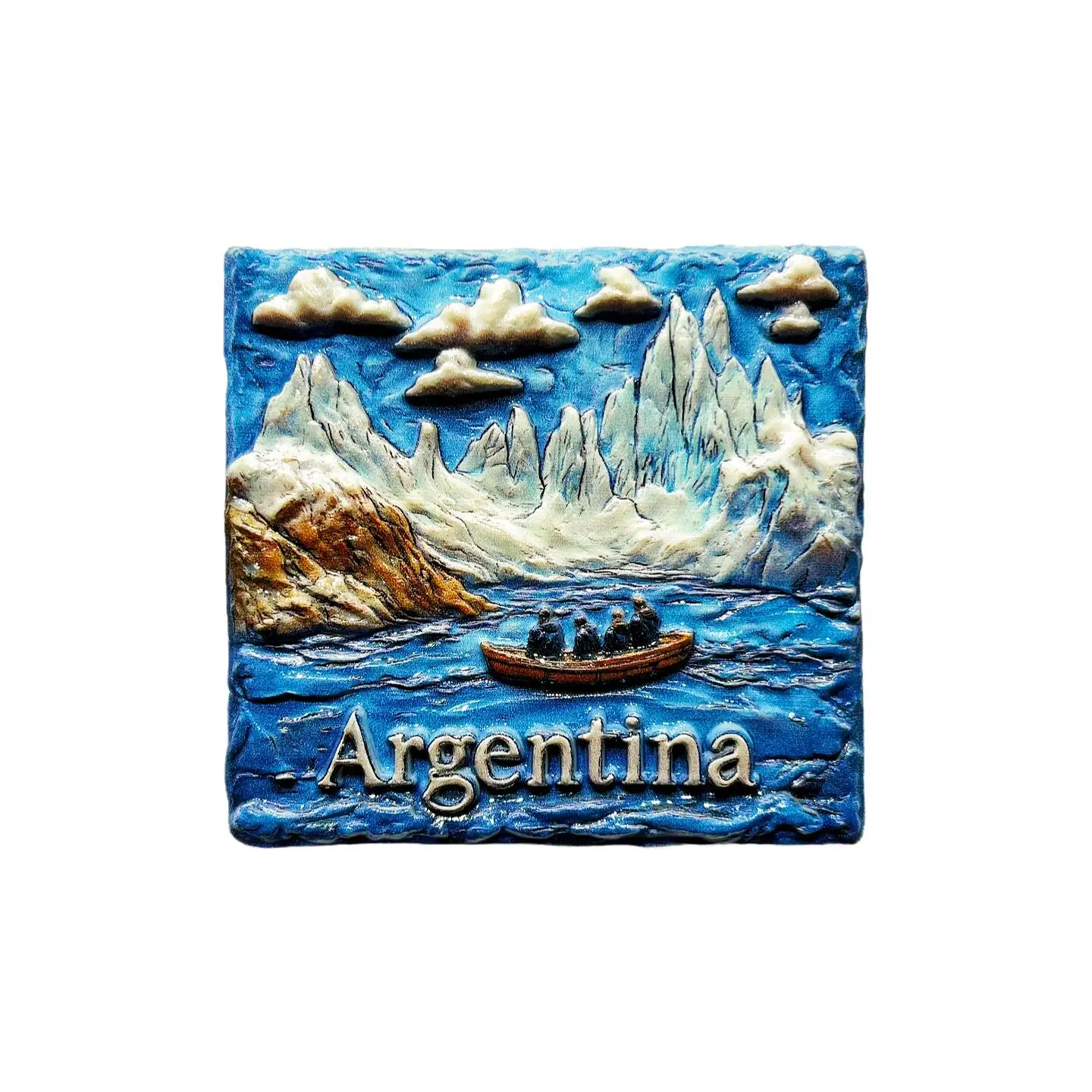 South American Argentine Moreno Glacier Tourist Souvenir Resin Home Decoration Collectible Craft Magnet Refrigerator Sticker