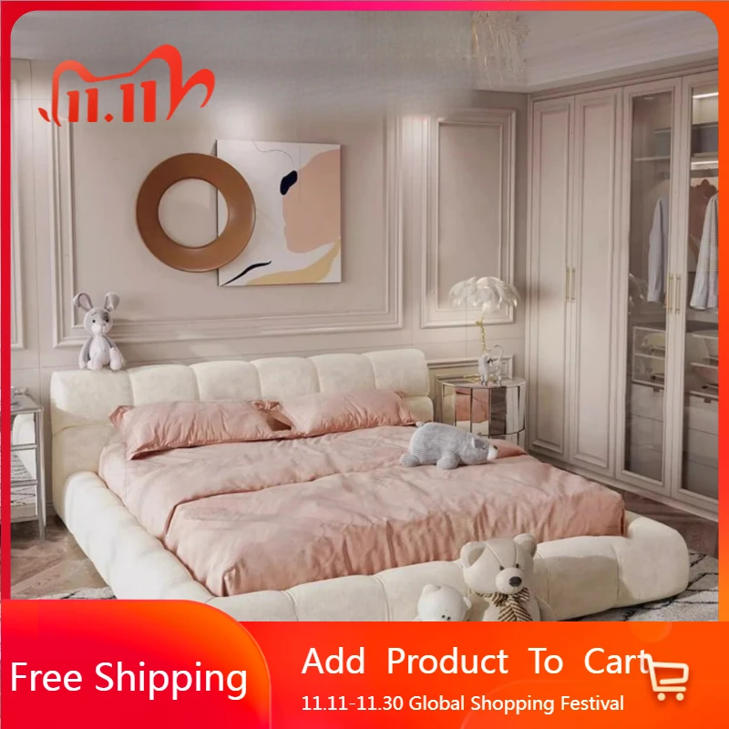 

Castle Girls Massage Bed Queen Frame Bedroom Storage European Massage Bed Human Dog Luxury Letto Matrimoniale Unique Furniture