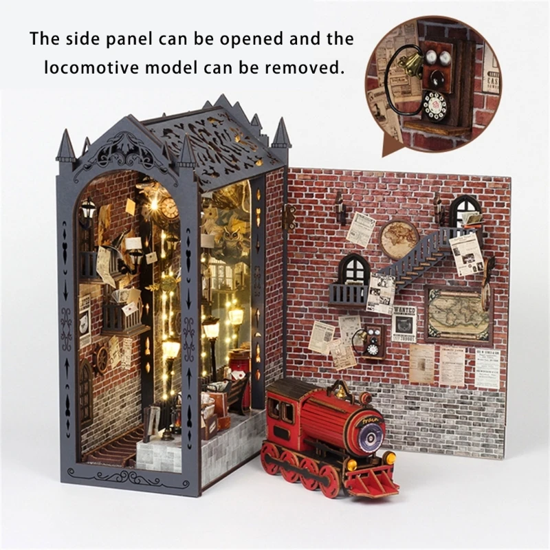 

Handmade Miniature Dollhouses Set Wooden Craft Model Building Set For Artistic Expression And Educational Development