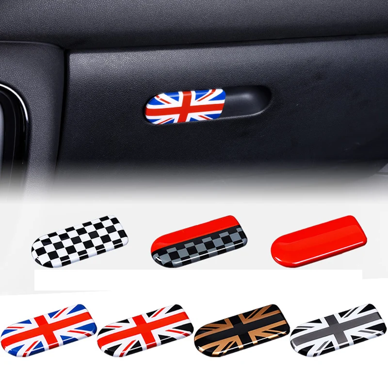 

Накладка на ручку перчаточного ящика, серебристая для Mini Cooper F54 Clubman F55 F56 F57 F60 Countryman 2023 2022 21, аксессуары для салона автомобиля