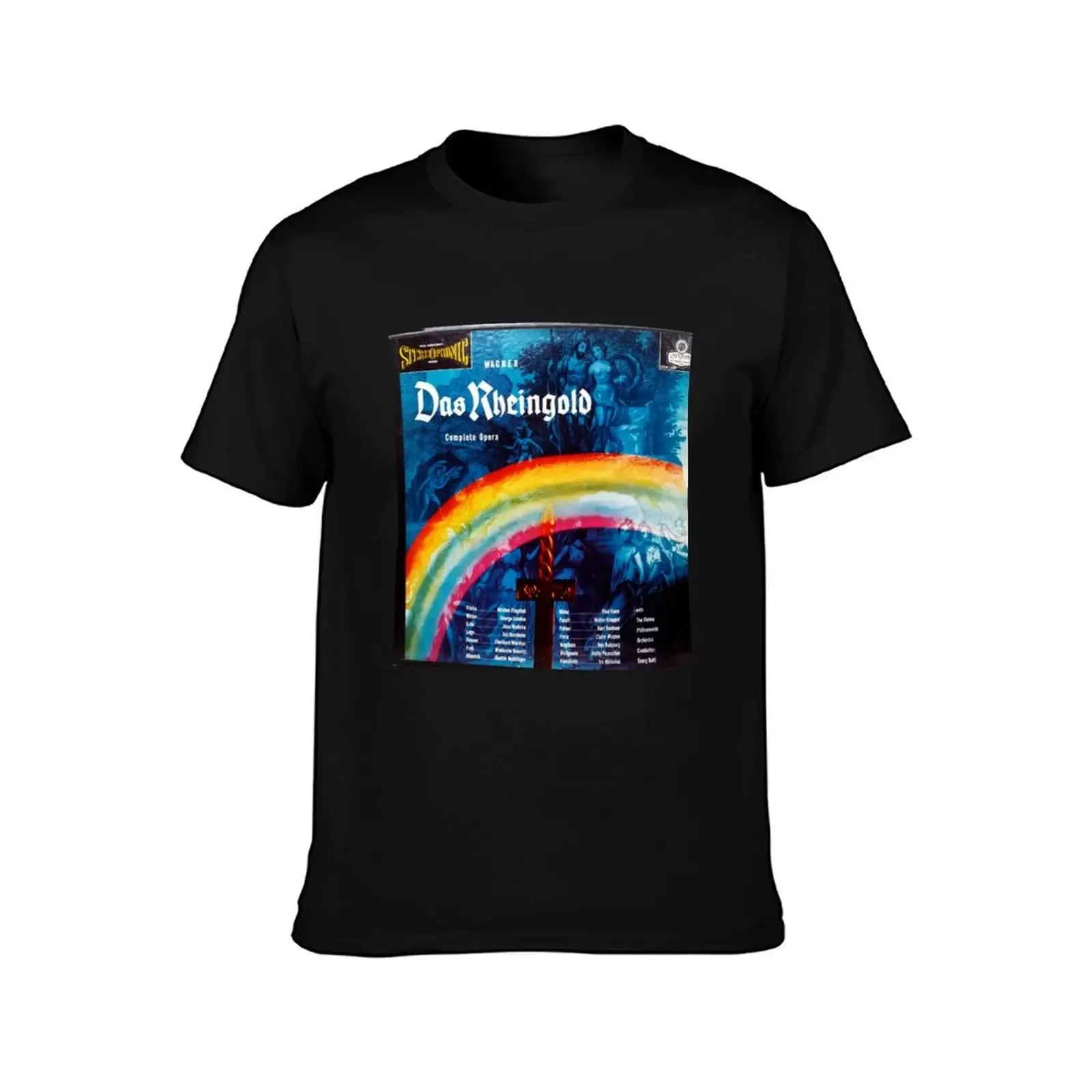 Das Rheingold, Richard Wagner, Wagner, Opera, German, 1959, Rainbow T-Shirt blanks sports fans summer top outfits for men