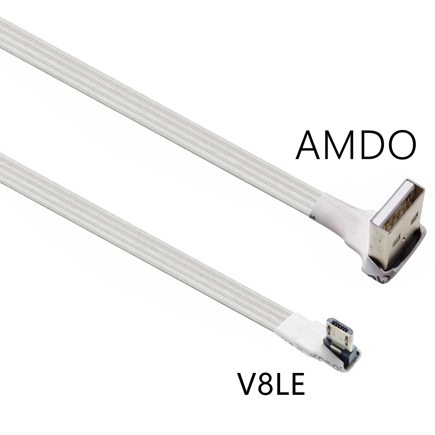 white 5CM straight Up Down Left Right Angled 90 Degree USB Micro USB Male to USB male Data Charge connector Cable  for Tablet