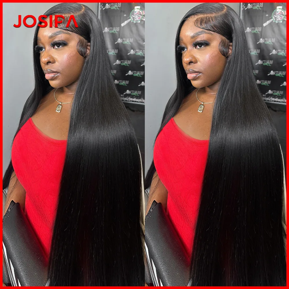 Straight Lace Front Wigs Remy 13x4 Brazilian Straight Human Hair Wigs 13x6 HD Transparent Lace Frontal Wig Pre Plucked For Women