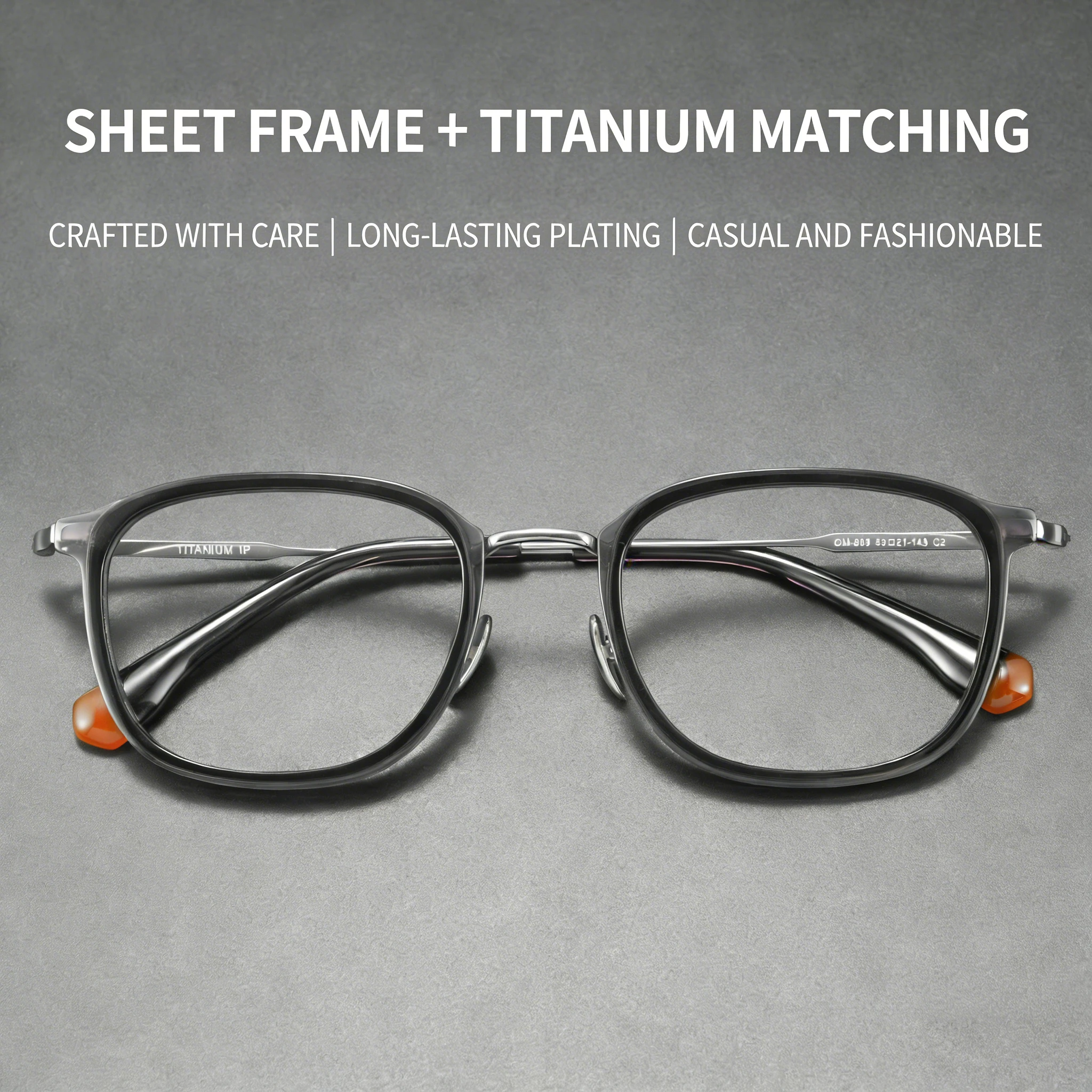 

ENTITY Optica Eyeglasses Hyperopia Reading Myopia Prescription Anti Blue Light Computer Frame Titanium Men Women Square Classic