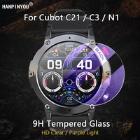 For Cubot C21 C3 N1 Smart Watch Ultra Slim HD Clear / Anti Purple Light 2.5D 9H Tempered Glass Guard Film Screen Protector