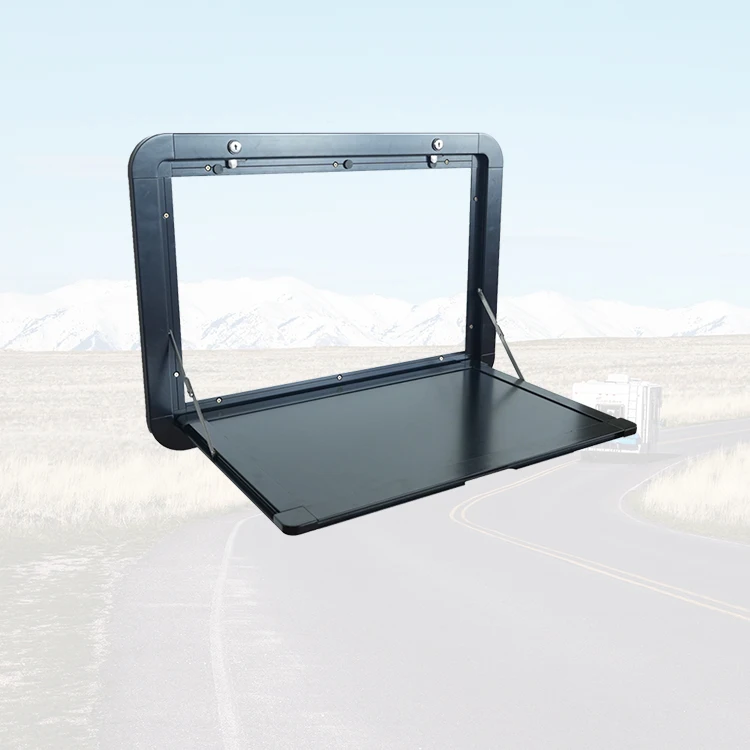 Wall-Mount Dining Table 800*450 mm for Caravan Extra-Strong Aluminum Folding Picnic Table for RV Motorhome