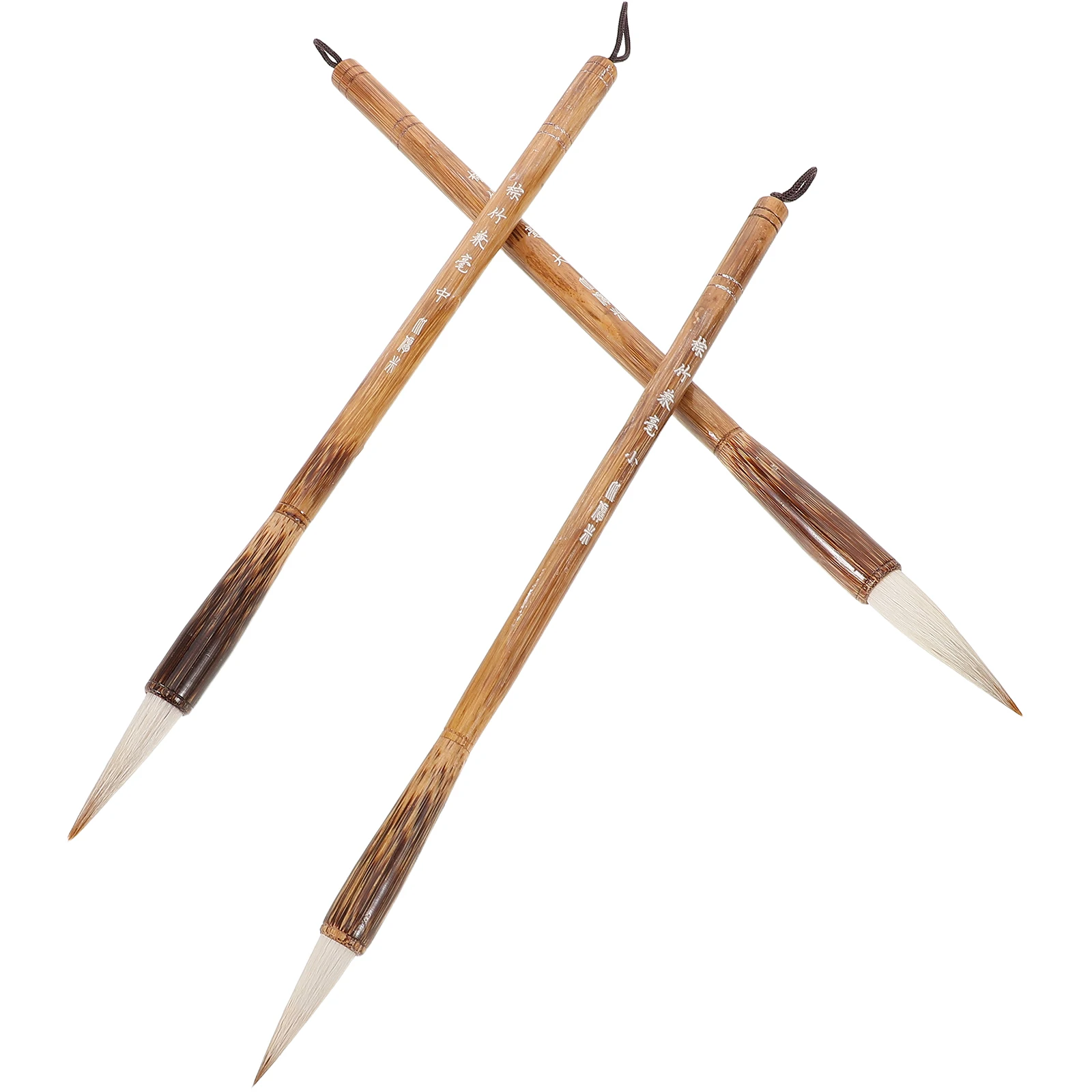 

3Pcs Beginner Calligraphy Brush Set Smooth Stroke Chinese Ink Art Brush Traditional Writing Painting Practice Chinese Maobi