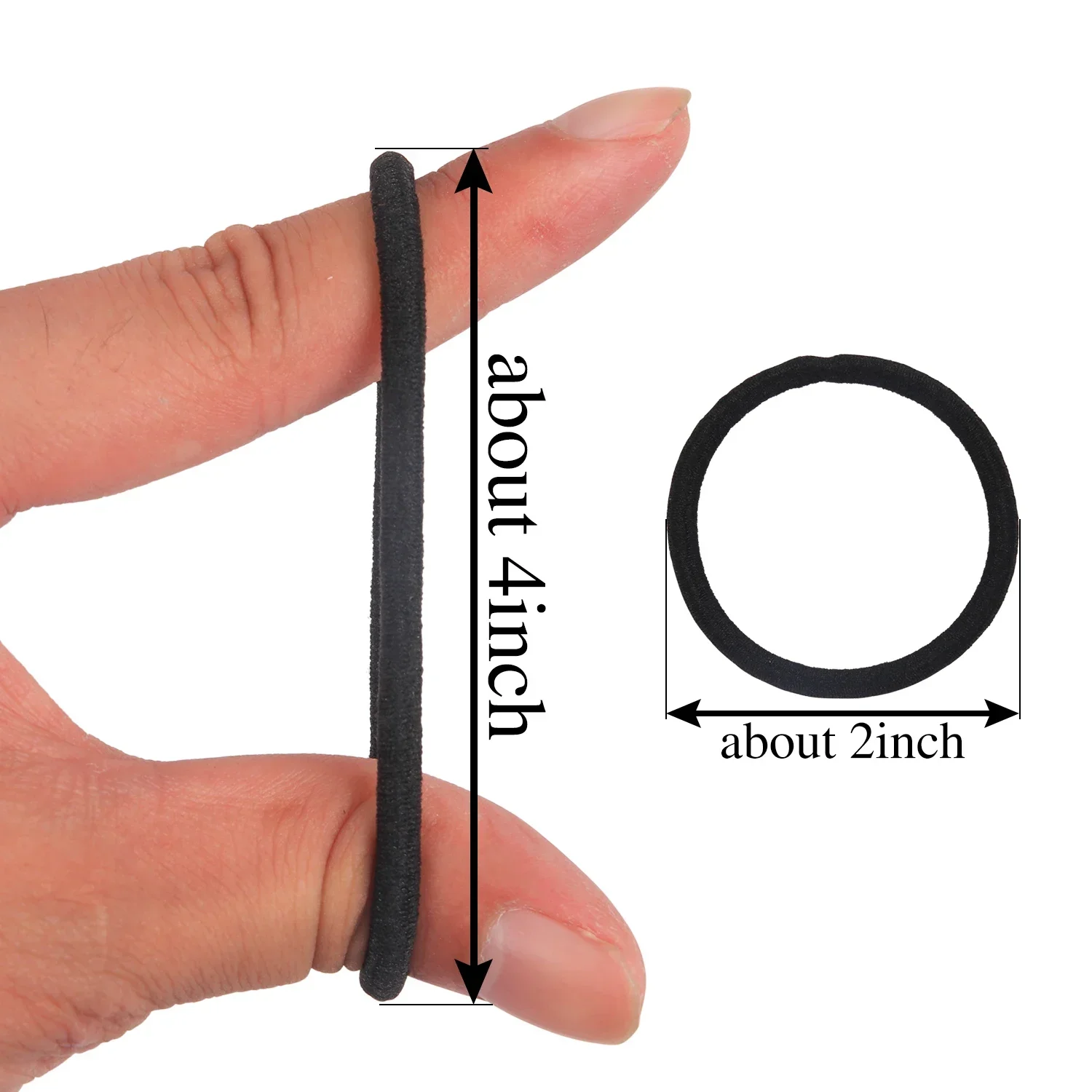 Rubber Bands Hair 20/50/100cs Women Girls Hair Tie Ropes Elastic Hairband Ponytail Holders Headbands Scrunchies - Image 3