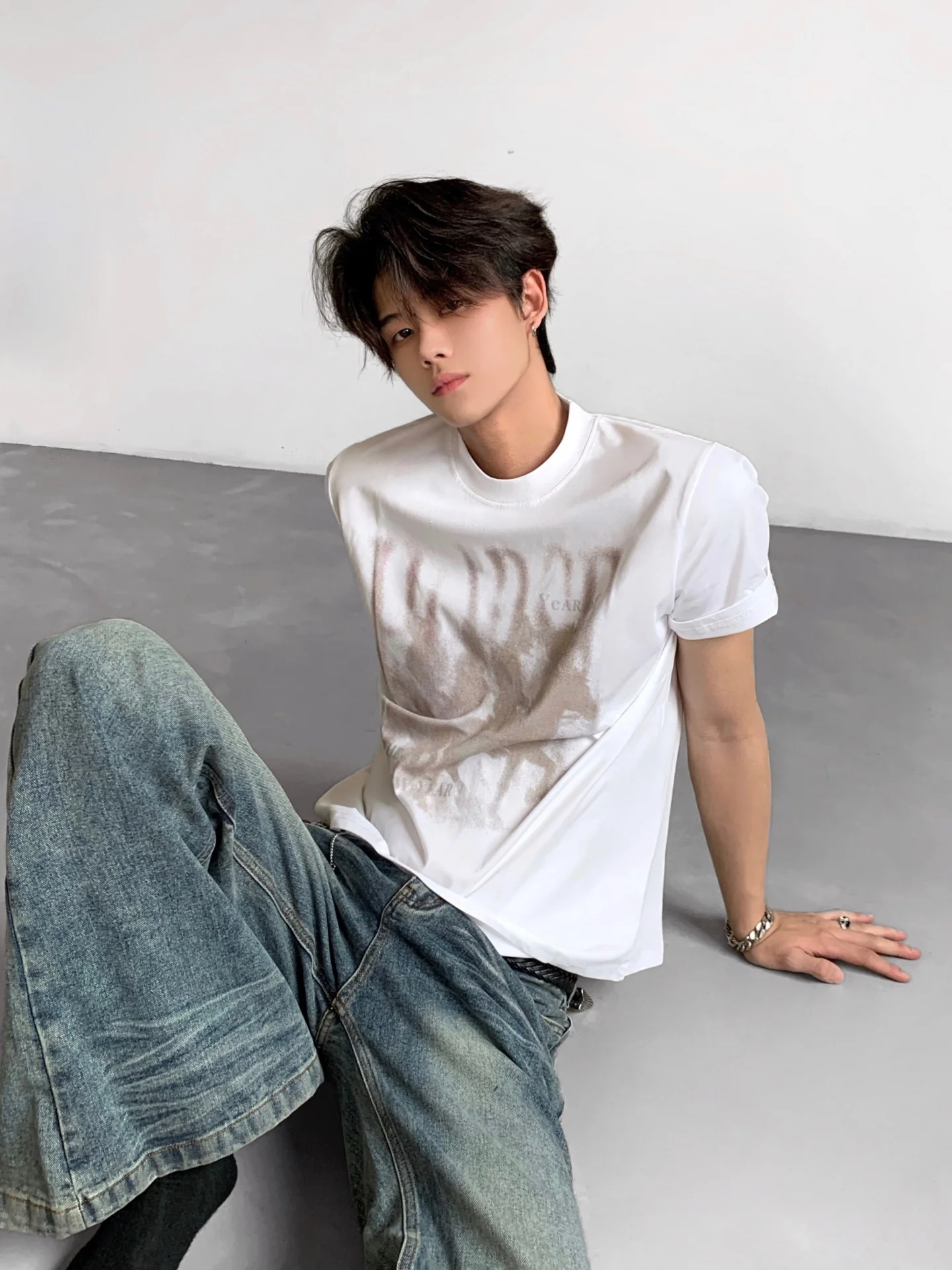 Ace Knight War  American Street Retro Printing Short Sleeve T-Shirt Unisex Vintage Shoulder Top Cotton Breathable Cool F...