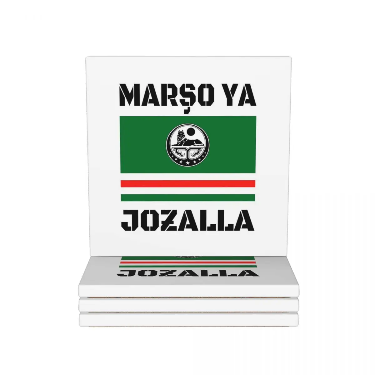 

Marso Ya Jozalla Ichkeria Подставки с флагом Керамика Коврик для выпечки Украшение стола и аксессуары Коврик Столовые салфетки Кофейный коврик