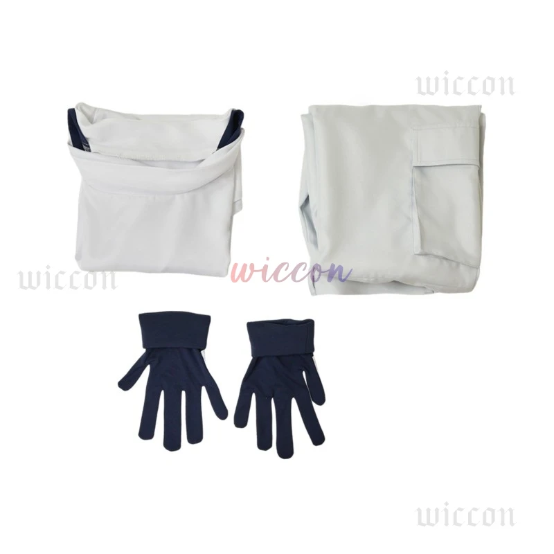 Аниме GQuuuuuuX Of Gundanm Shuji Ito Cospaly Костюм для ролевых игр Белые топы Перчатки Брюки Парик Хэллоуин Униформа Карнавальные костюмы