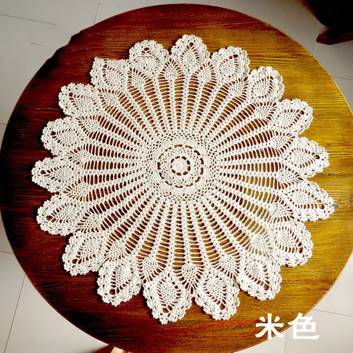 Elegant Crochet Knitting Table Cover Handmade Vintage Design for Enhancing Table Settings on Special Occasions