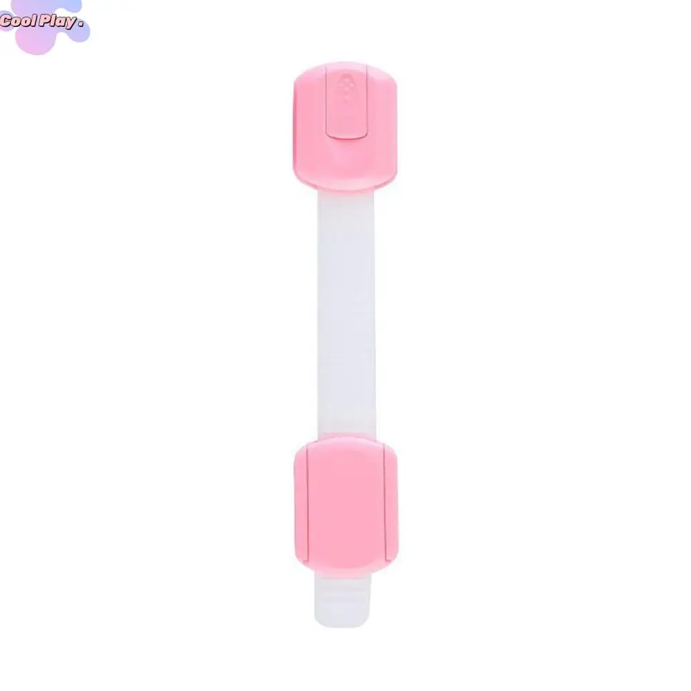 

6Pcs Adjustable Baby Safety Locks Durable Punch-free Sticky Pads Safety Device Double Buckle Anti-Theft Protection Security Lock